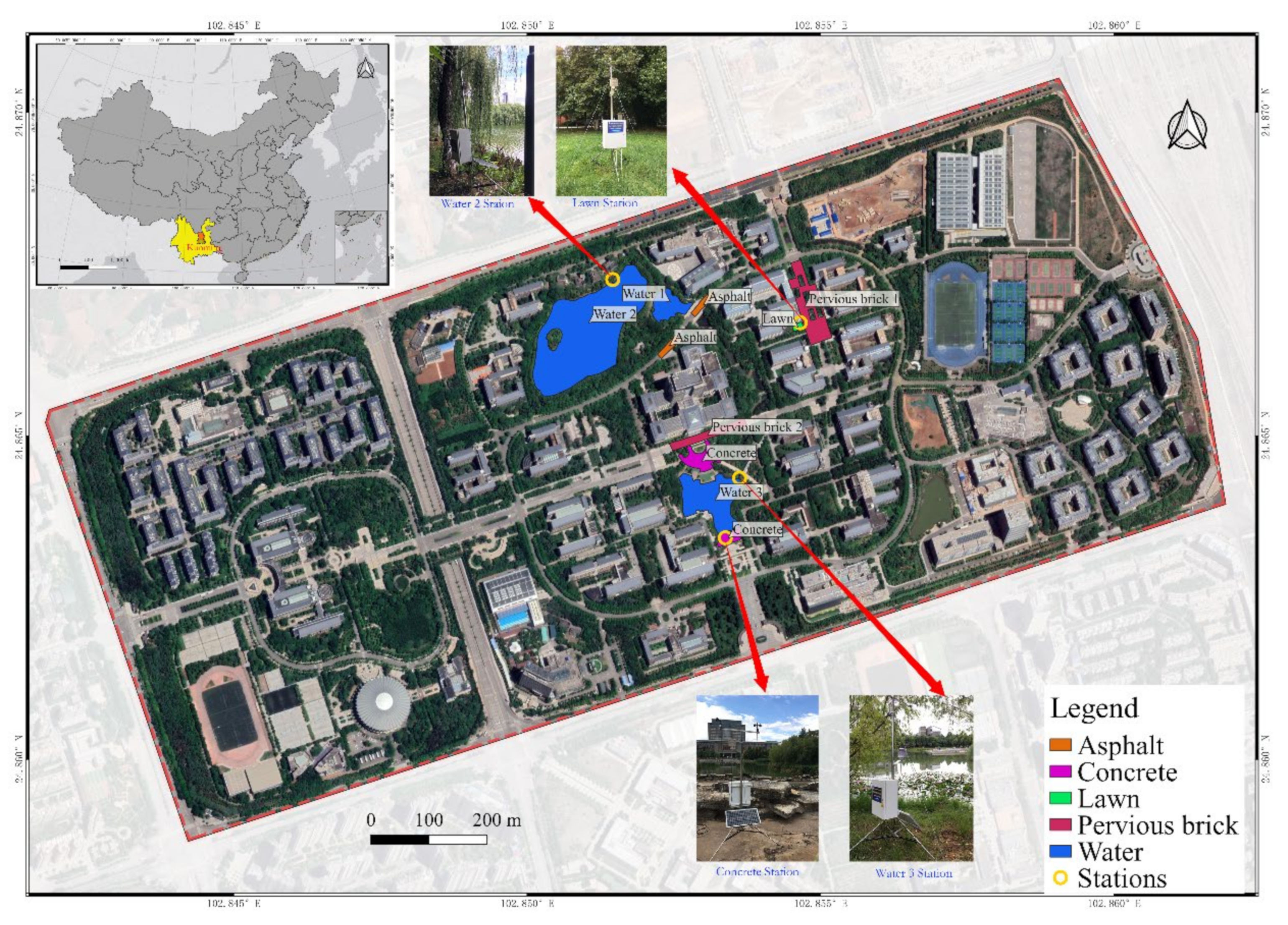 Urban Land Surface Temperature Monitoring and Surface Thermal Runoff Pollution Evaluation Using UAV Thermal Remote Sensing Technology